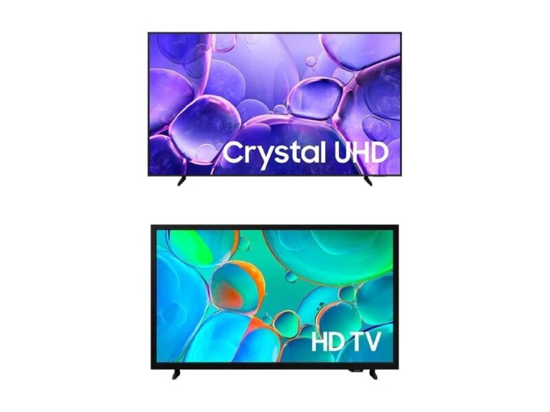 Smart TV 85″ Crystal UHD 4K U8100F + Smart TV 32″ HD H5000F