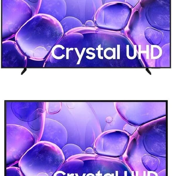 Smart TV 85″ Crystal UHD 4K + Smart TV 55″ Crystal UHD 4K U8600F