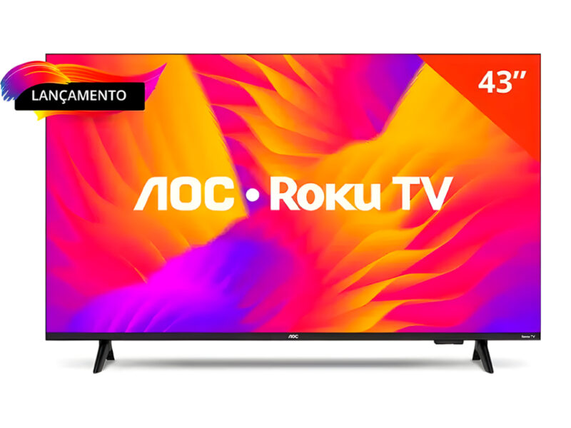 Smart TV AOC 43″ 43S5155/78G Full HD LED Wifi Roku USB HDMI