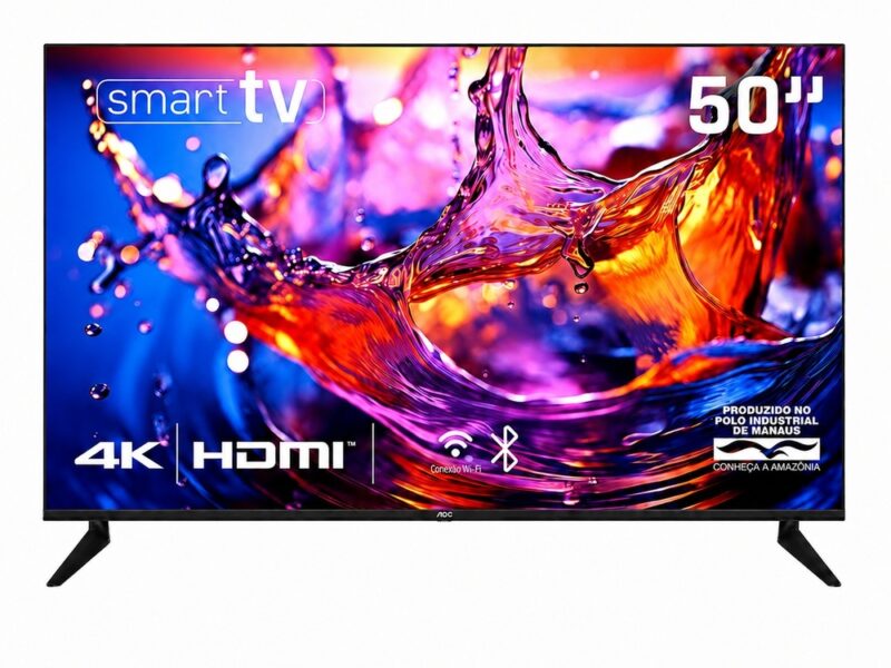 Smart TV HQ 50” 4K Bordas Ultrafinas Sistema Smart Design Slim – HQS50NKHM
