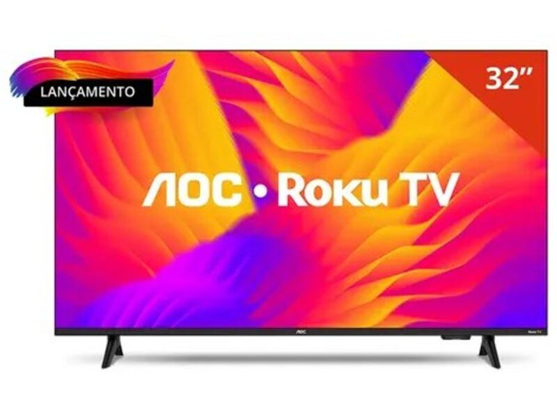 Smart Tv Aoc Dled 32 Wi-fi Roku Tv Quad Core 32s5155/78g
