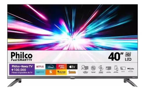 Smart Tv Philco 40&quot&quot Full Hd Roku Tv Ptv40 Hdr10 Dolby