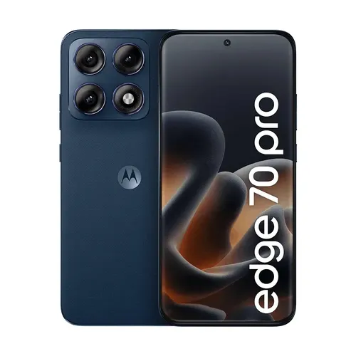 Smartphone Motorola Edge 70 Pro 5g – 256gb 24gb (12gb Ram+12gb Ram Boost), 4 Câmeras De 50mp, Tela 1.5k Extreme Amoled 144hz, Bateria 6500 Mah, Ip68/ip69 – Azul Escuro