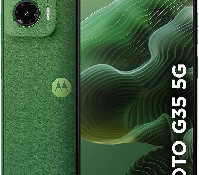 Smartphone Motorola Moto g35 5G – 128GB 12GB (4GB RAM+8GB Ram Boost) e Camera 50MP com AI NFC Tela 6.7″ com Superbrilho – Verde