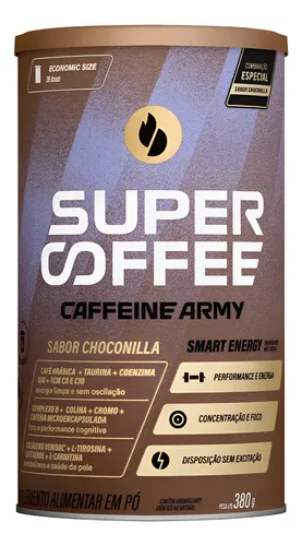 Supercoffee 380g Cafeína Taurina Coenzima Q10 Caffeine Army na Meli por R$ 162,67