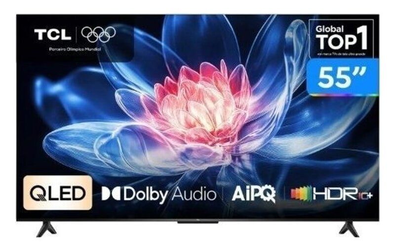 TV inteligente 55 TCL 4K UHD QLED 55T6C