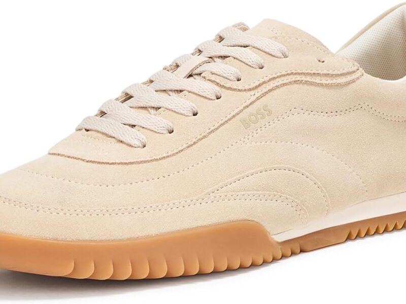 Tênis BOSS Careton Low Profile Suede Sneakers masculino
