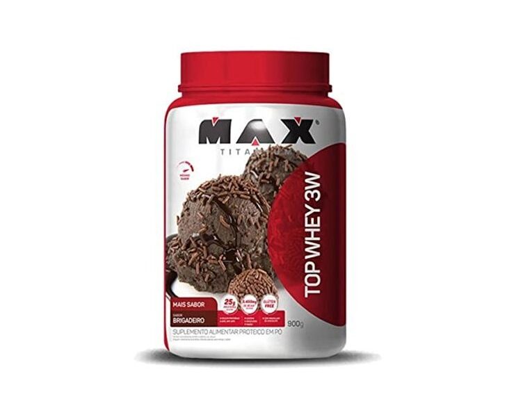 Top Whey 3W (900g) – Sabor Mais Sabor – Brigadeiro