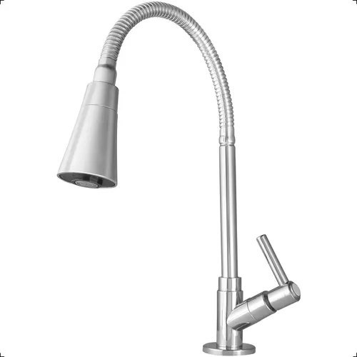 Torneira Gourmet Cozinha Bancada Pia Flexível 2 Jatos Abs