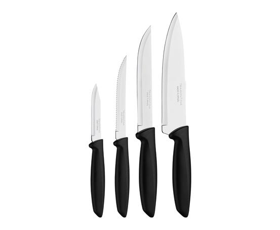 Tramontina JOGO FACAS INOX 4PC PLENUS PRE, Preto