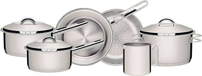 Tramontina Jogo de Panelas de Aço Inox 6 peças Solar