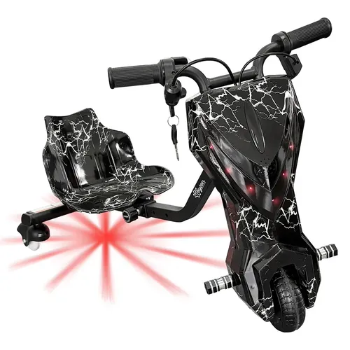 Triciclo Elétrico Drift Dobrável Com Motore Bateria 36v