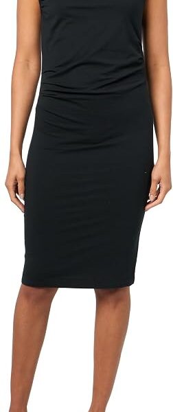 Vestido casual Enila Asymmetric Jersey Dress BOSSFeminino