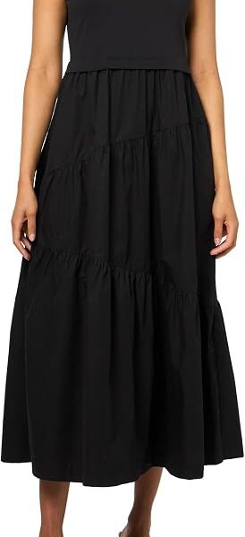 Vestido casual Hybrid Jersey T-shirt Maxi Dress BOSSFeminino