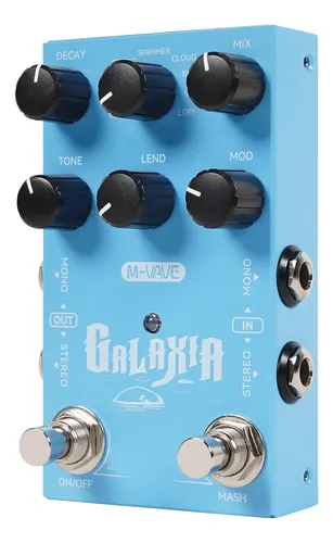 Algoritmos M-vave Galaxia Multi-reverb 9 Estéreo Usb-c Azul