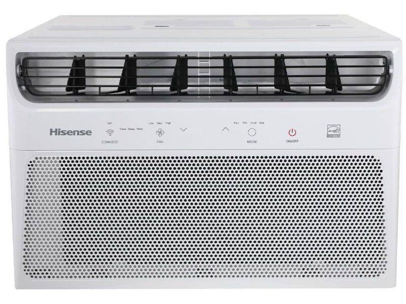 Ar Condicionado Janela Hisense Eletrônico Wi-fi 7.500 Btus aw-08cwbrvgu02 Frio Branco 127V