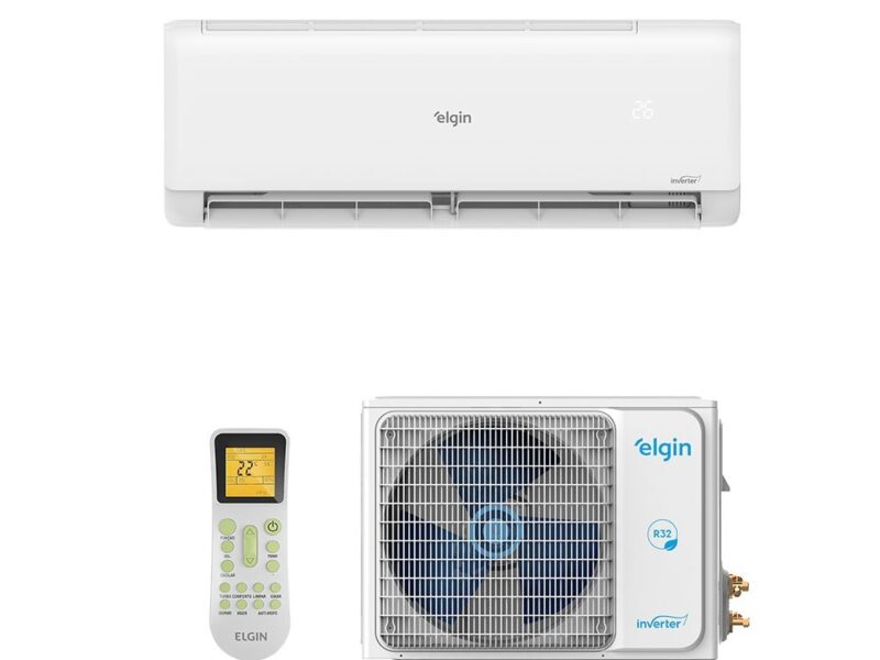 Ar Condicionado Split Hi Wall Eco III Inverter Connect Elgin 12.000 Btus Frio 220v R-32