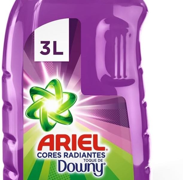 Ariel Sabão Líquido Cores Radiantes Toque de Downy 3L