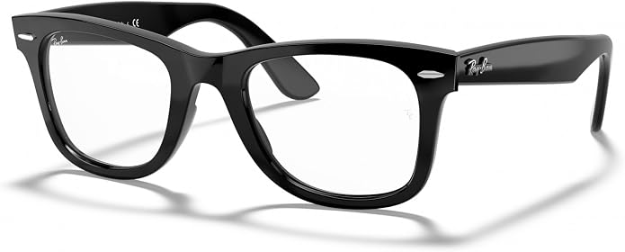 Armação para Óculos Ray-Ban Wayfarer Ease, Preto, Tamanho 50