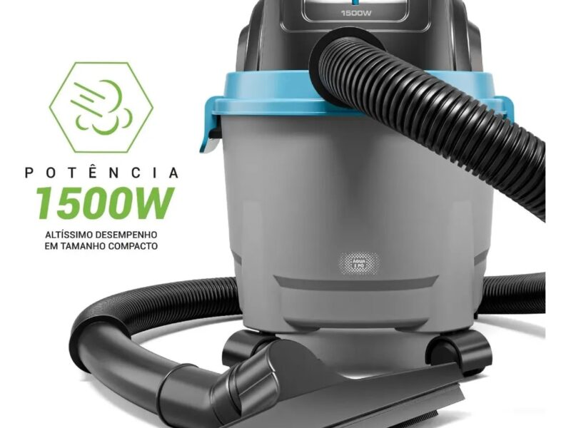 Aspirador De Po Pas08a Cinza Com Azul