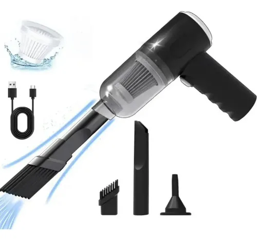 Aspirador Portátil Sem Fio Para Carro E Casa Usb 12v