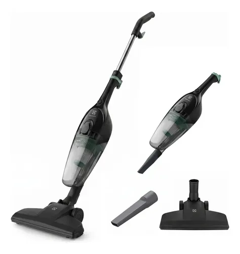 Aspirador de Pó Vertical Electrolux 1.100W cabo de 5m portátil de mão 2 em 1 potente com capacidade 1,2L filtro HEPA preto