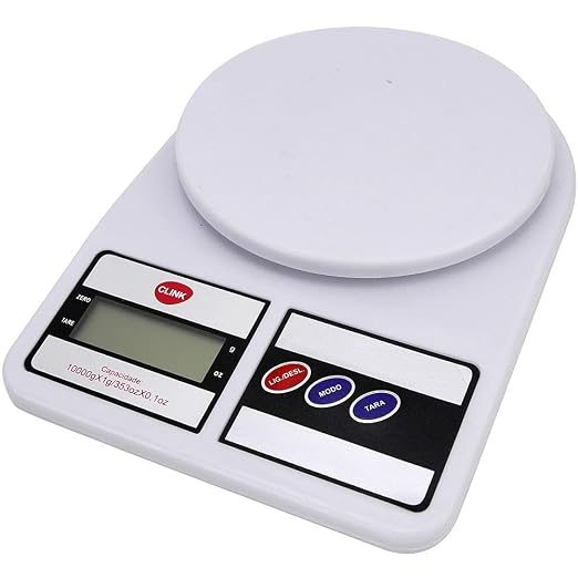 BALANCA DIGITAL COZINHA 1g a 10kg FITNESS ALTA PRECISAO CASA COMIDA