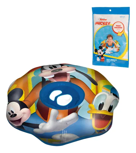 Bóia Circular Inflável Infantil Fralda Mickey Praia Piscina