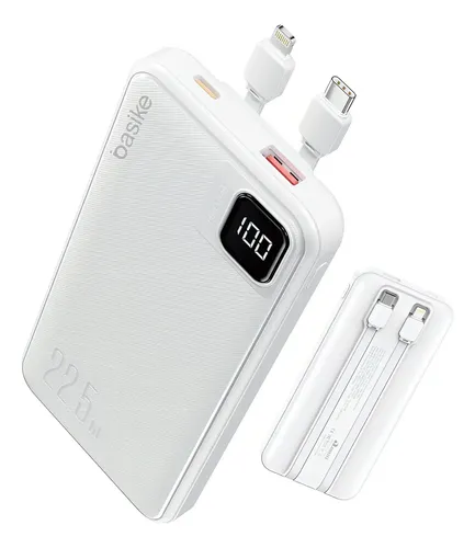 Basike Ba-pow078 Power Bank Carregador Portatil Usb Tipo C 10000mah 22.5w Cor Branco