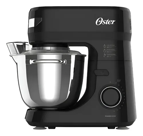 Batedeira Planetária Bowl Inox Iii Obat641 Oster Cor Preto Frequência 1