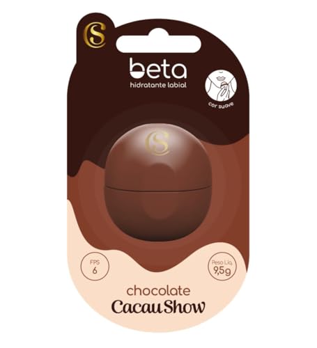 Beta Hidratante Labial com FPS6 – Chocolate Cacau Show 9,5g