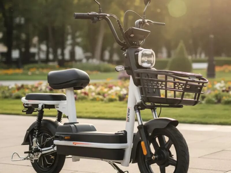 Bicicleta Elétrica Scooter 500w Bateria Removível 48v 15ah cor preto Bikelete Smart MT2