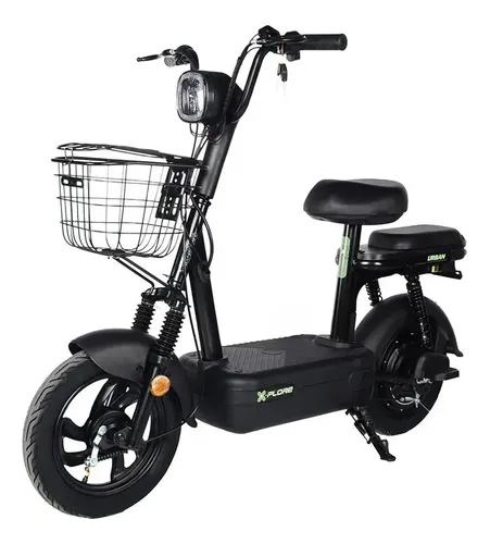 Bicicleta Scooter Elétrica Xplore 48v/ 12ah 500w Sem Cnh Preto