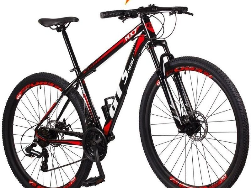 Bicicleta Aro 29 GT Sprint MX7 24V index Freio Disco Alumínio Suspensão Aero MTB