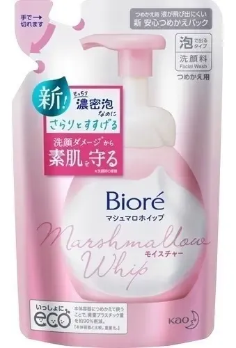 Bioré Sabonete Facial Marshmallow Whip 130ml Refil