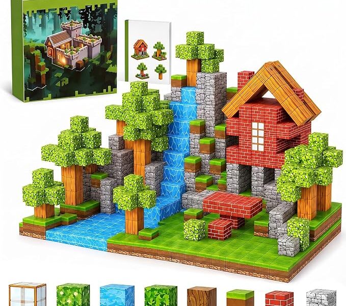 Blocos Magnéticos de Montar 114 Peças, Cubos 3D de 2 cm, STEM Infantil na Link por R$ 68,99