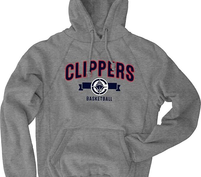 Blue 84 NBA unisex-adult Nba Officially Licensed Hooded Sweatshirt Sanded Fleece Gray