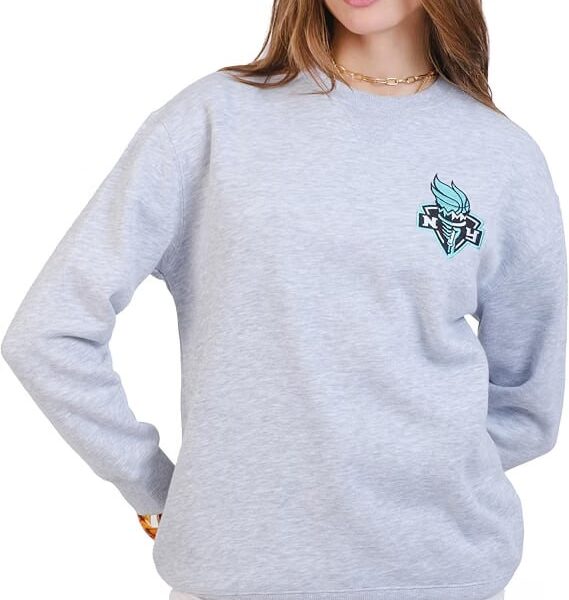 Blusa de moletom Wnba Official Womens Velvet Plush Crew Sweatshirt Ultra GameFeminino