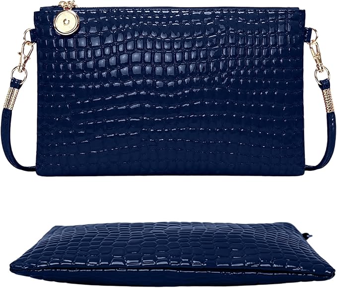 Bolsa transversal feminina de ombro com alça, mini bolsas transversais, bolsa de mão com zíper