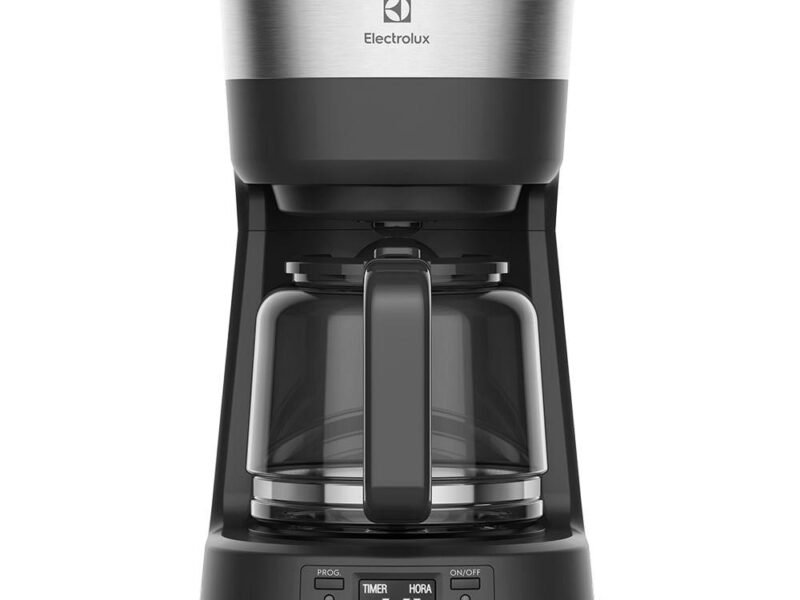 Cafeteira Elétrica Electrolux 30 Xícaras Experience Programável com Timer Cor Inox Preta (ECM25)