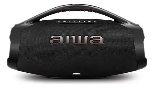 Caixa De Som Boombox Aiwa AWS-BBS-01-B 200w IP66 30hs De Bateria
