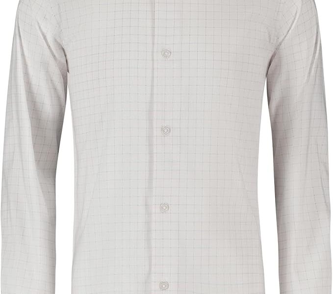 Calvin Klein Camiseta masculina de manga comprida com estampa legacy