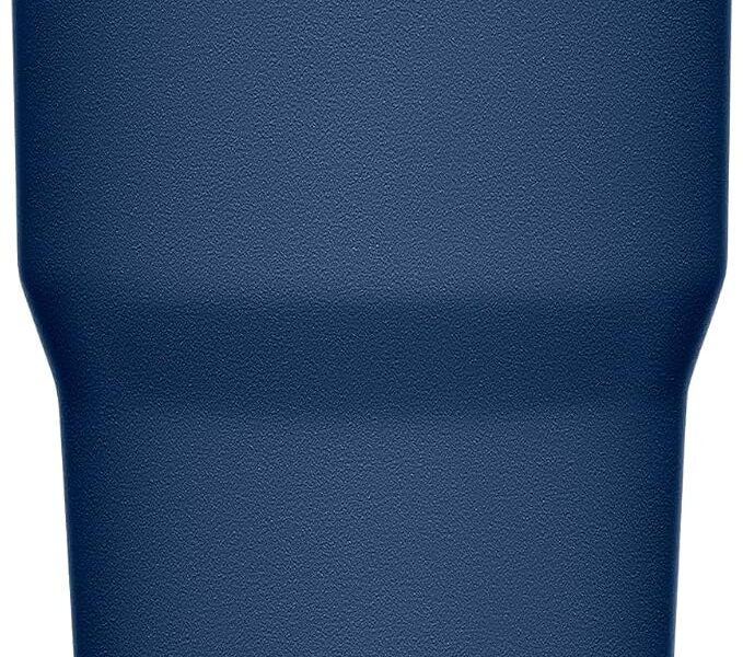 CamelBak, Copo Térmico, 850 Ml, Aço Inoxidável, Tampa De Três Modos, Base Silicone Antiderrapante, Ajuda A Manter A Temperatura, À Prova De Derramamento, Revestimento Resistente A Arranhões, Azul