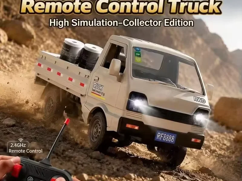Caminhão de Controle Remoto Escala 1:20 Wuling Liuzhou 2.4G RWD Alta Simulação Off-Road com Luzes LED Edição de Colecionador Brinquedo Presente para Crianças