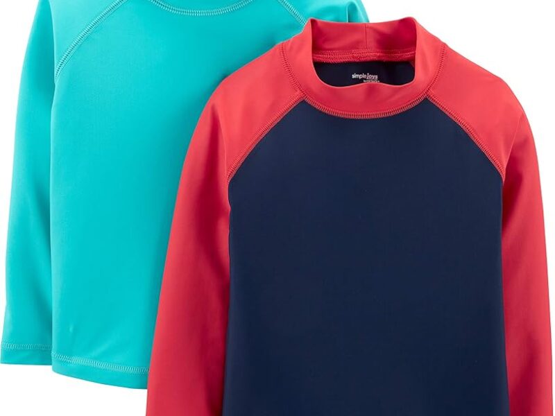 Camisa de banho Pacote com 2 conjuntos sortidos Rashguard Simple Joys by Carter’sMeninos
