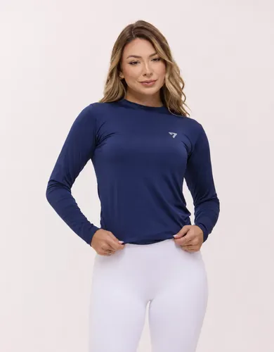 Camiseta Feminina Térmica Manga Longa Proteção Solar Uv na Meli por R$ 29,00