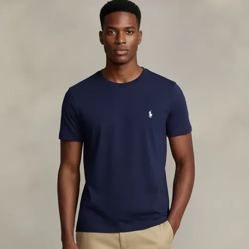 Camiseta Ralph Lauren Azul-marinho Masculina Manga Curta na Meli por R$ 100,30