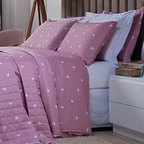 Capa Duvet Essencialle King, Corações, 280 x 250 cm, Marina Enxovais