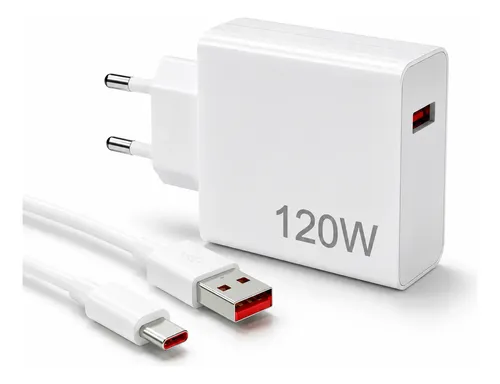 Carregador Celular 120w Turbo Rápido Compatível Xiaomi Poco