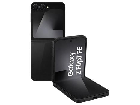 Celular Samsung Galaxy Z Flip7 FE 128GB Preto 5G 8GB RAM Tela 6,7″ Câm. Dupla de 50MP Galaxy AI – Galaxy Z Flip 7 –